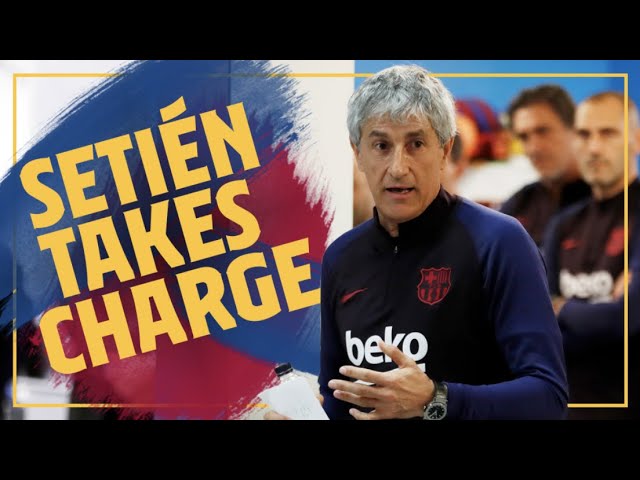 Quique Setién's arrival at Ciutat Esportiva