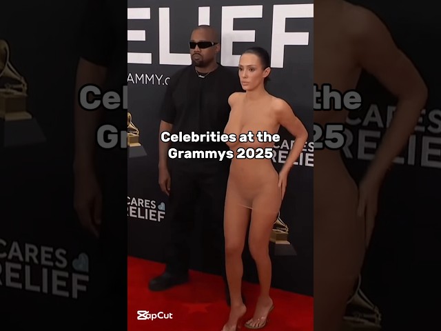 Celebrities at the Grammys 2025 #shorts