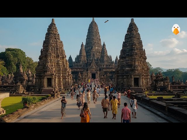 Prambanan, Yogyakarta🇮🇩 1200-Year-Old Architectural Marvel in Indonesia (4K HDR)