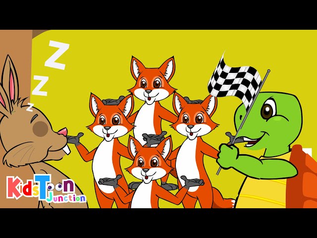 The Hare And The Tortoise Story | Bedtime Story | English Stories | Kids Toon Junction