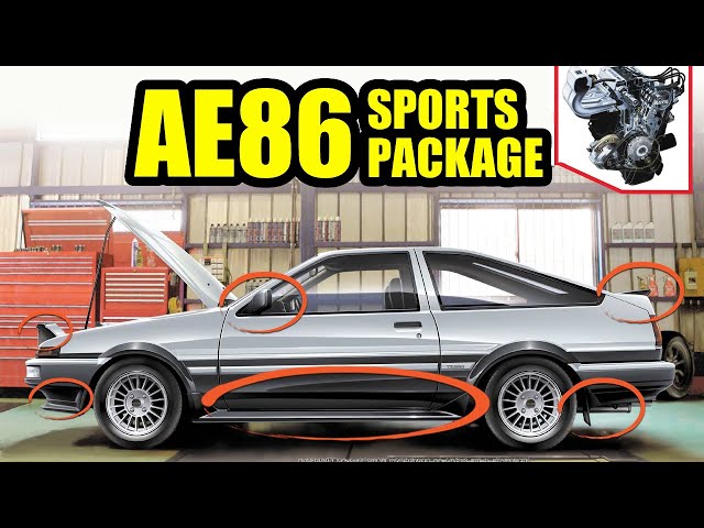 What was in the factory Toyota AE86 Sports Package? ** JDM Trivia **