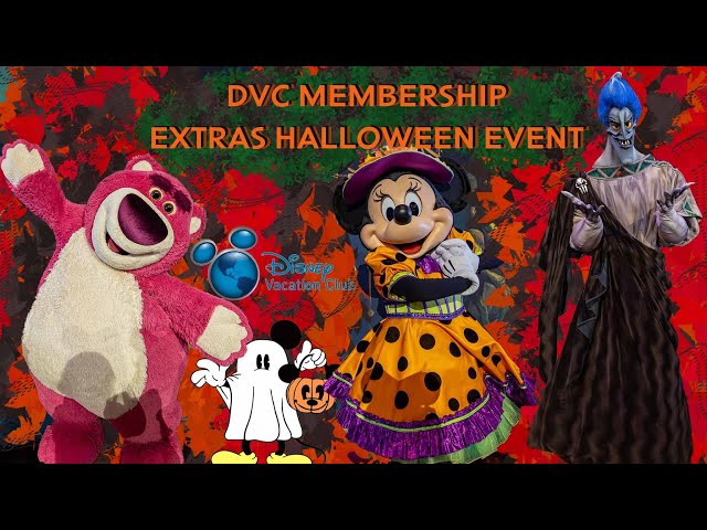 DVC Halloween Witch Minnie Mouse, Hades, & Lotso Meet & Greet in Atlantic Dance Hall VR180 3D 8K