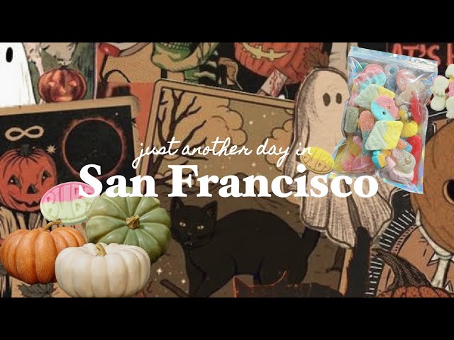 My First Halloween in San Francisco 👻 Swedish Candies | Doogleween | Pumpkin Carving | Block Party 🎃