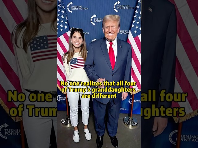 No one realizes that four of Trump’s granddaughters #shorts #youtubeshorts #celebrity #trump