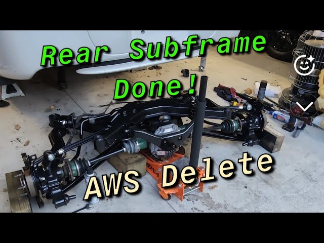 1998 Mitsubishi 3000gt VR4 Build Ep. 7 (Finishing Rear Subframe & AWS Delete)