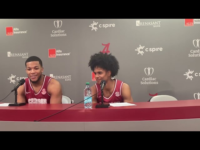 Alabama Guards Chris Youngblood and Aden Holloway: LSU Win