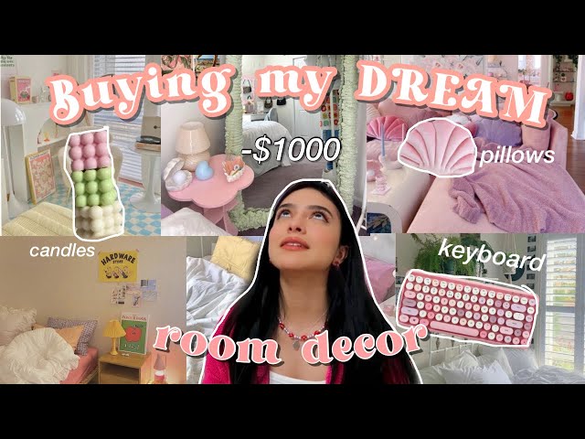 buying my DREAM ROOM decor + unboxing HAUL *danish pastel aesthetic* (i spent so much $$)