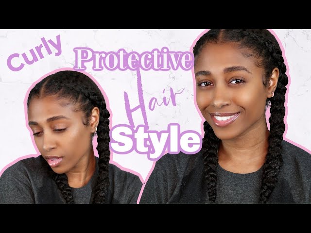 MY GO-TO PROTECTIVE STYLE FOR CURLY HAIR | Ch'emara Piar