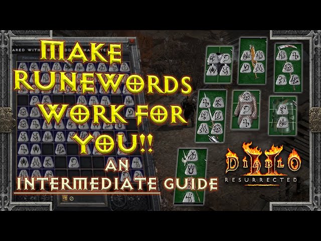 Diablo II: Resurrected - Make MID-Tier Runewords WORK for YOU!!