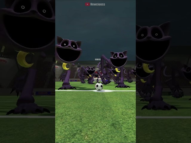 NIGHTMARE CATNAP VS MONSTER CAT FOOTBALL CHALLENGE