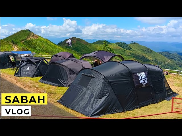 【Black Camp Sabah】 Cold & Mesmerizing | The Closest Campsite to Sosodikon Hill