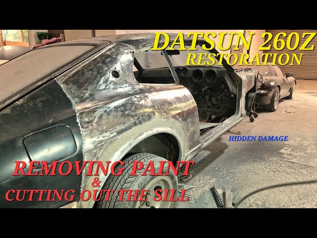 Sill Repairs & Removing Years Of Paint & Filler! - Part 12 - Datsun 260z Restoration