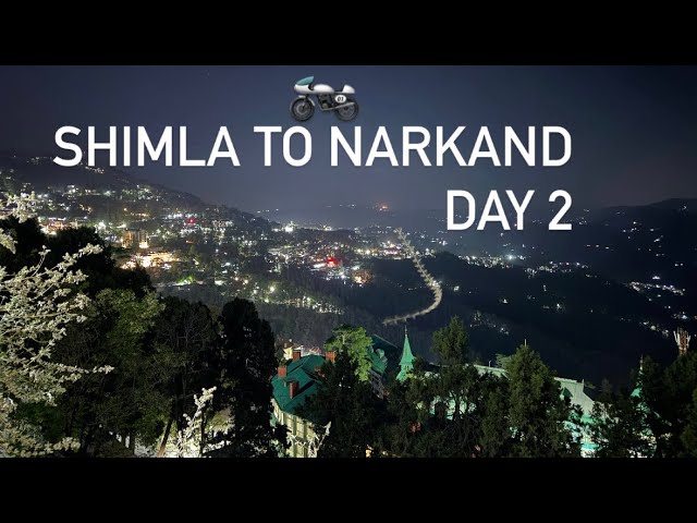 Shimla to Narkanda Bike ride day 2￼ Delhi to Spiti  In super meteor 650 ￼#supermeteor650