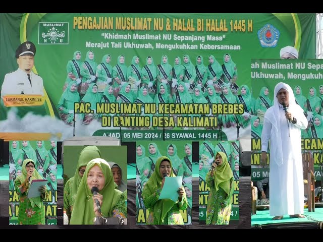 Halal bi halal dan Pengajian Umum Syawal MUSLIMAT Nahdlatul Ulama Kalimati Brebes Terbaru Tahun ini