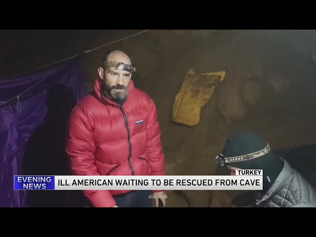 An ailing American explorer trapped 3,000 feet deep in Turkish cave awaits difficult rescue