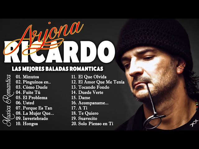 Ricardo Arjona Mix Éxitos 2024 🎧 Lo Mas Nuevo 2024 🎶 Lo Mejor Canciones