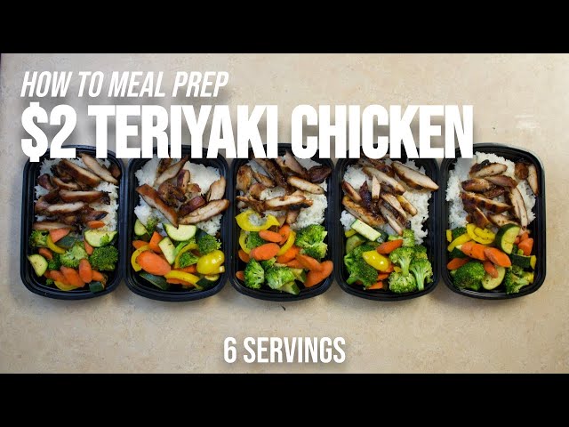 Beat Inflation with This $2 Teriyaki Chicken Meal Prep