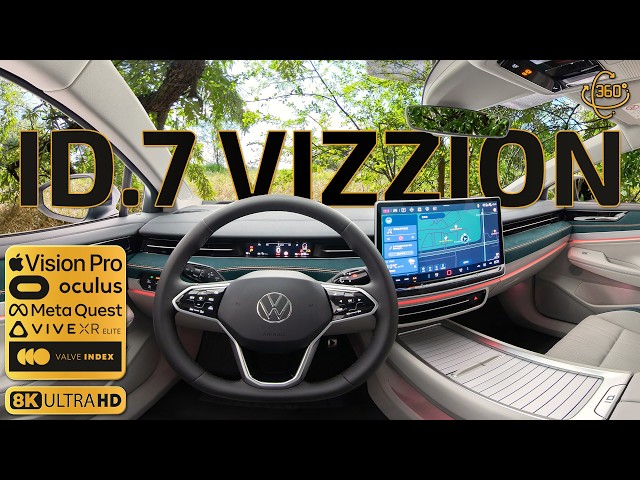 Interior Volkswagen ID.7 VIZZION 2024 First Edition 🚗🔋🔄✨ 360° freedom. You choose where to look!