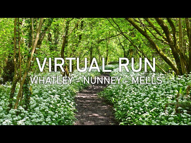 Virtual Run | Whatley to Nunney to Mells | 2-Hours of Treadmill Running Scenery