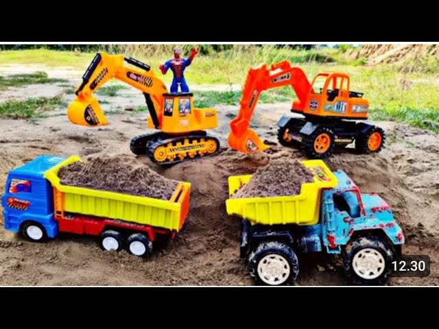 EXCAVATOR LESU ET30H, MEGA RC TRUCKS, RC TRACTORS, RC MACHINES COLLECTION!! KABOLITE K350-200 DIGGER