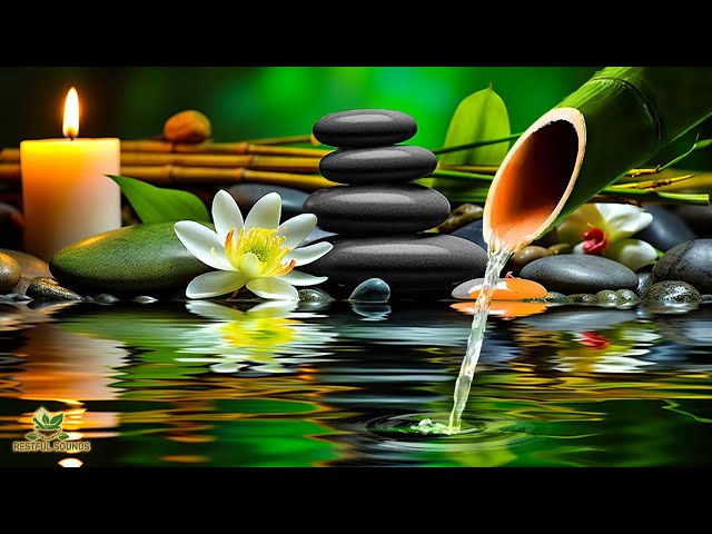 Relaxing Music Piano, Bamboo, Water Sounds, Meditation, Peaceful Music, Nature Sounds, Calming Music