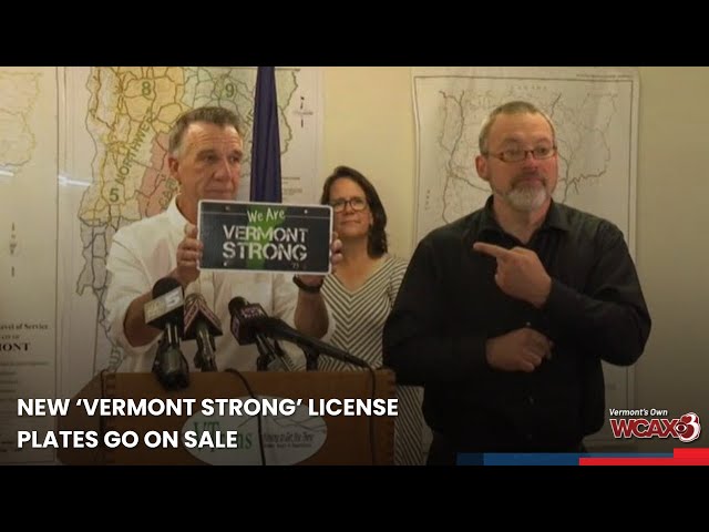 New ‘Vermont Strong’ license plates go on sale