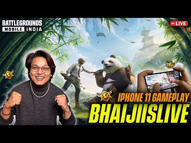 🔥LIVE BGMI RUSH GAMEPLAY WITH FACECAM|#iphone11|🔥ROAD TO 1K YT FAM🚀|🎮#bhaijiislive