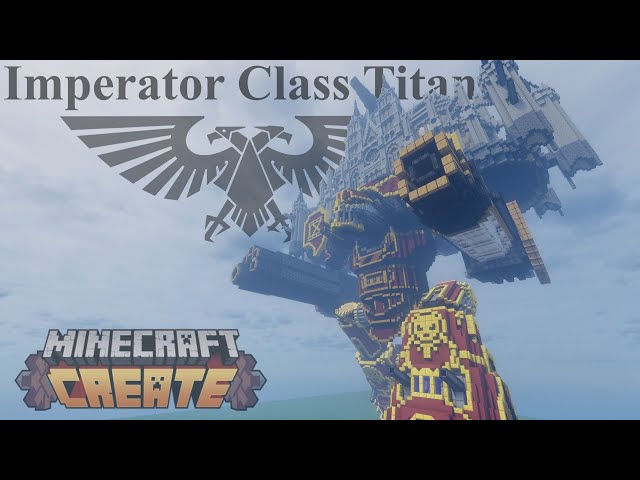 Imperator-class Titan in Minecraft Create Mod! Functionality showcase.