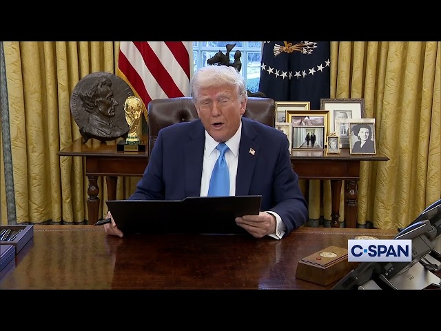 President Donald Trump Signs Executive Order Withdrawing the U.S. from U.N. Human Rights Council