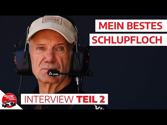 Adrian Newey im Exklusiv-Interview (Teil 2): „Meine Lieblingsautos & Formel-1-Geheimnisse“