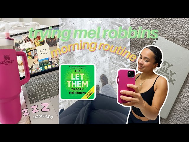 TRYING MEL ROBBINS MORNING ROUTINE | Reduce anxiety and increase productivity