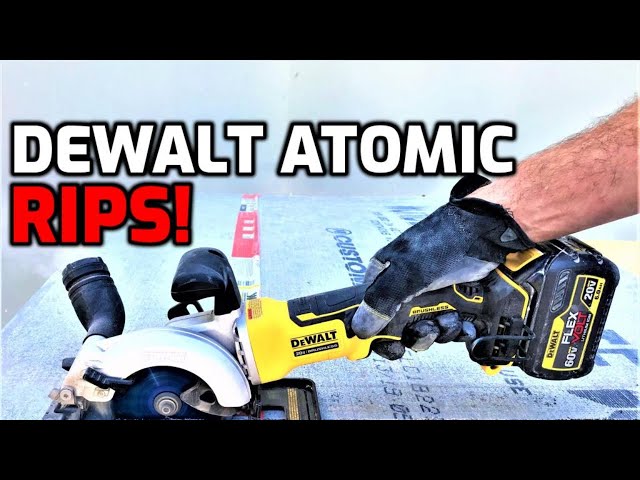 Cut Tile & Concrete Board with Dewalt ATOMIC Saw