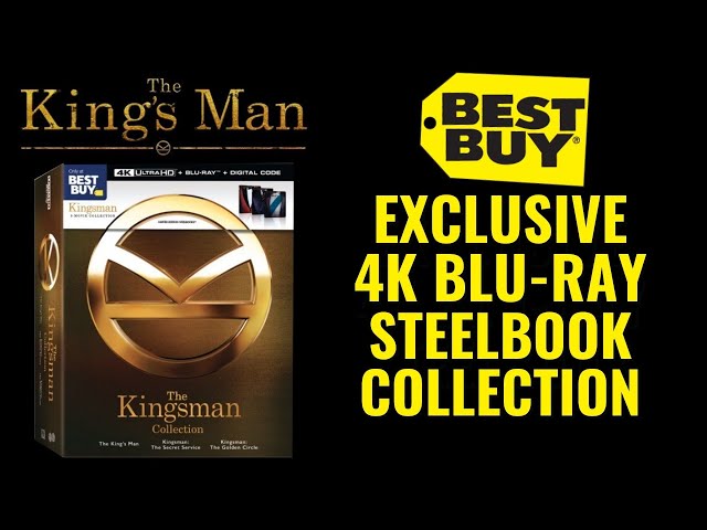 The Kingsman Collection Best Buy Exclusive Steelbook 4K + Blu-ray Collection