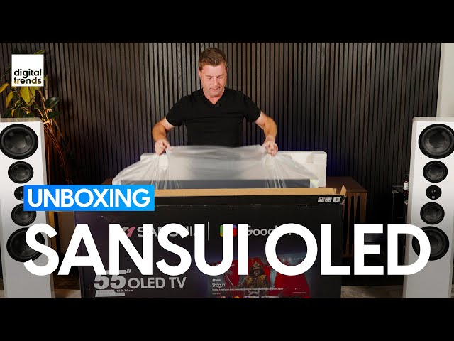 Unboxing the New Sansui 55-Inch OLED TV