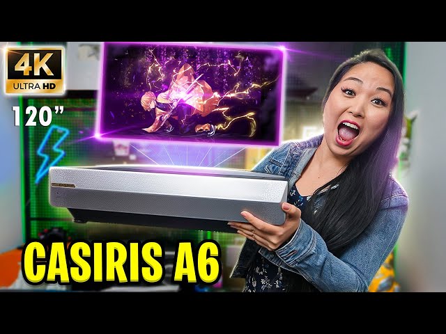 YOU NEED TO CHANGE YOUR TV FOR THIS! Casiris A6 4K Triple Color Laser Projector