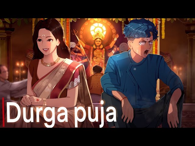 DURGA PUJA ANIMATED STORY @ba__illogical #animation