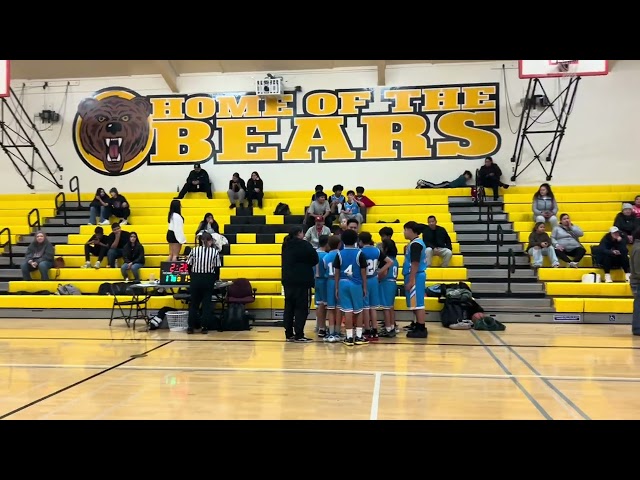 7th grade Orchard Middle School vs Sylvandale Middle School  27-33.  12/12/24