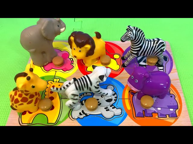 🧩 Wooden Zoo Adventure! Let's Find the Hidden Animals Puzzle Pieces