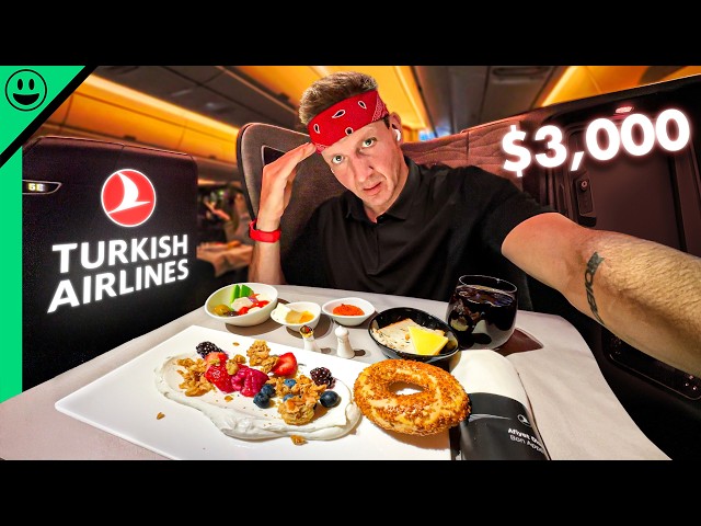 My Turkish Airline Nightmare!! $3,000 Business Class Food!!