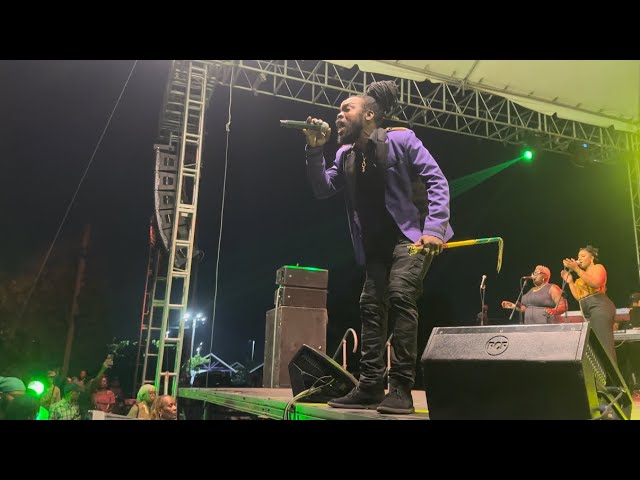 Bushman was on Fire at Junior Reid’s 60th Birthday, One Blood Music Festival, Live Performance