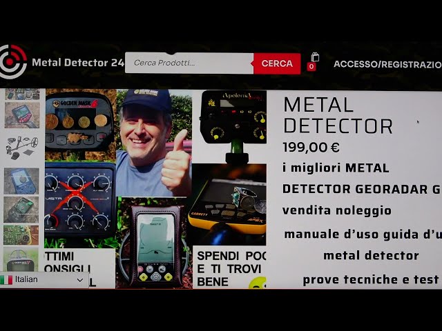 I MIGLIORI METAL DETECTOR consigli utili vedi video test e ricerca dal vero corso guida georadar