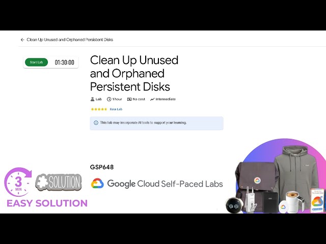 Clean Up Unused and Orphaned Persistent Disks | Lab solution | #qwiklab | #GSP648