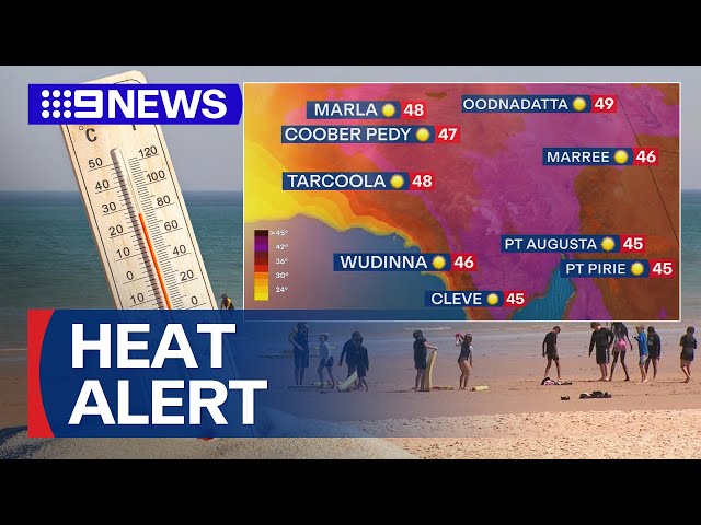 South Australia braces for hottest day in five years | 9 News Australia