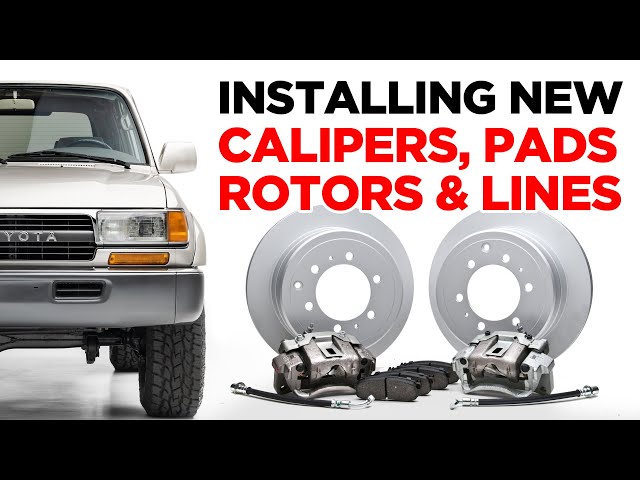 How to Replace 93-97 Toyota 80-Series Land Cruiser Rear Disc Brakes - Complete Guide