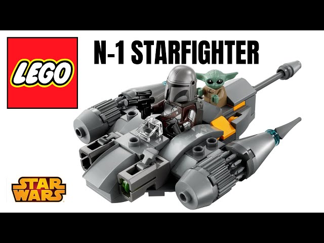 Building Lego Mandalorian N-1 Starfighter Microfighter