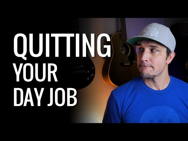 Quitting your day job too soon