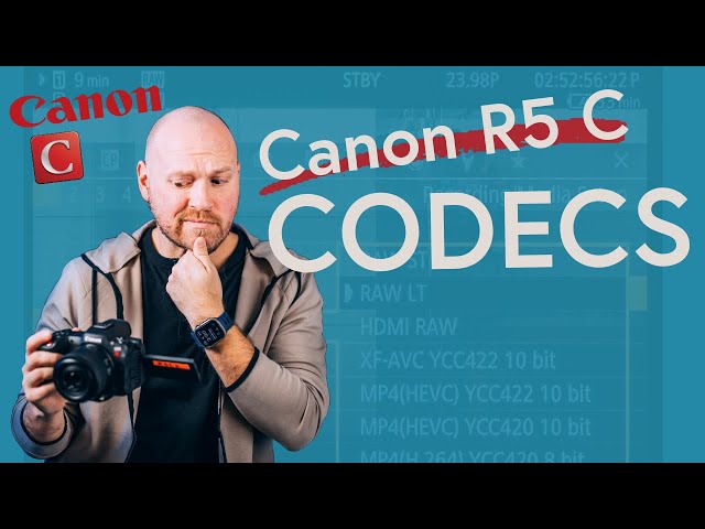 Canon R5C Codecs explained