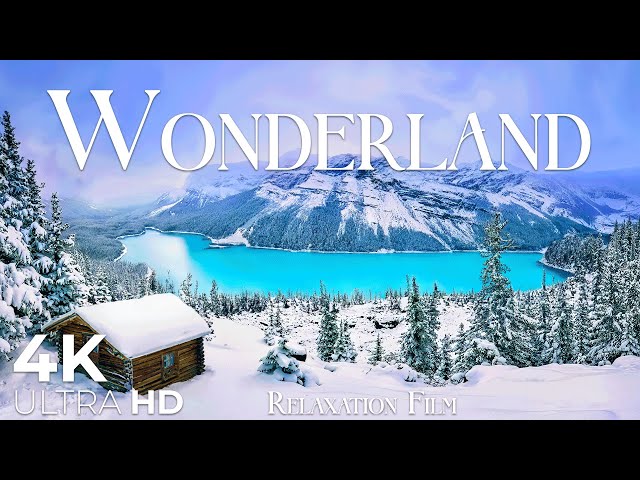 Wonderland 4K - Winter Relaxation Film with Beautiful Relaxing Music - Nature video 4K Ultra HD