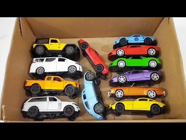 Box Full of Model Cars - Mazda, Miniature toy car model, Lamborghini , Review of toy cars A3059