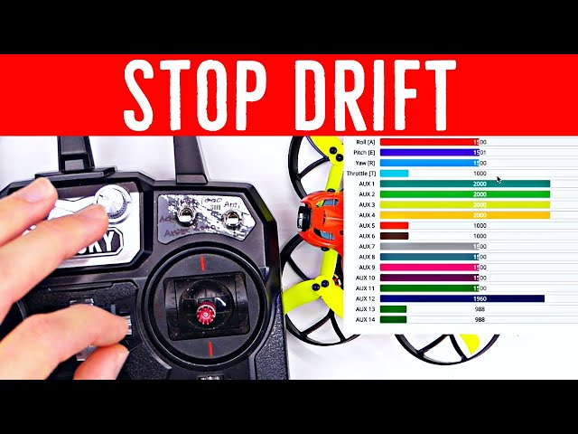 How to Fix Quadcopter Drift (Easy) - FlySky i6x, BetaFlight - Quadcopter Drifting on it's own